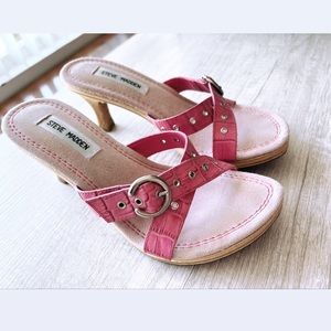 Vintage Steve Madden kitten heel sandal